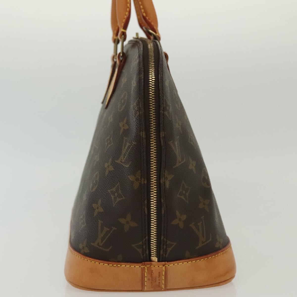 Louis Vuitton Alma, Brown, Canvas, handbag