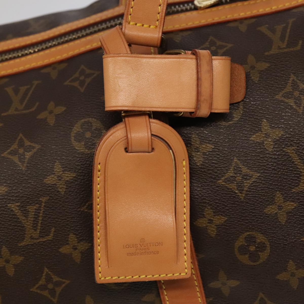 Louis Vuitton Sac Souple, Brown, Canvas, travel
