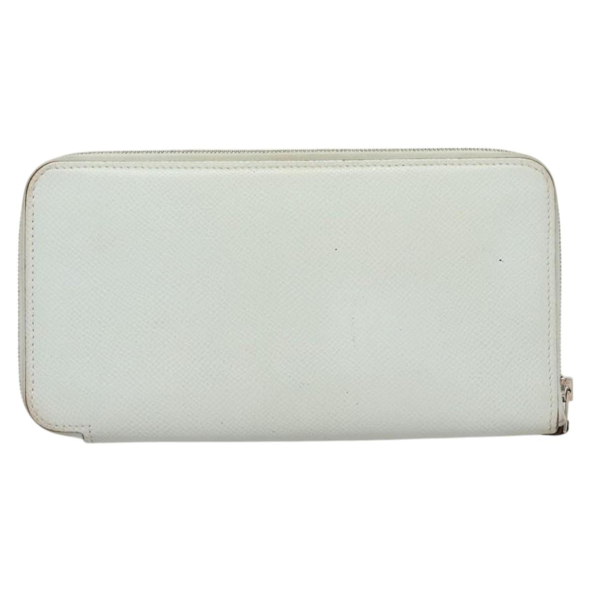 Hermès Silk'In, White, Leather, wallet