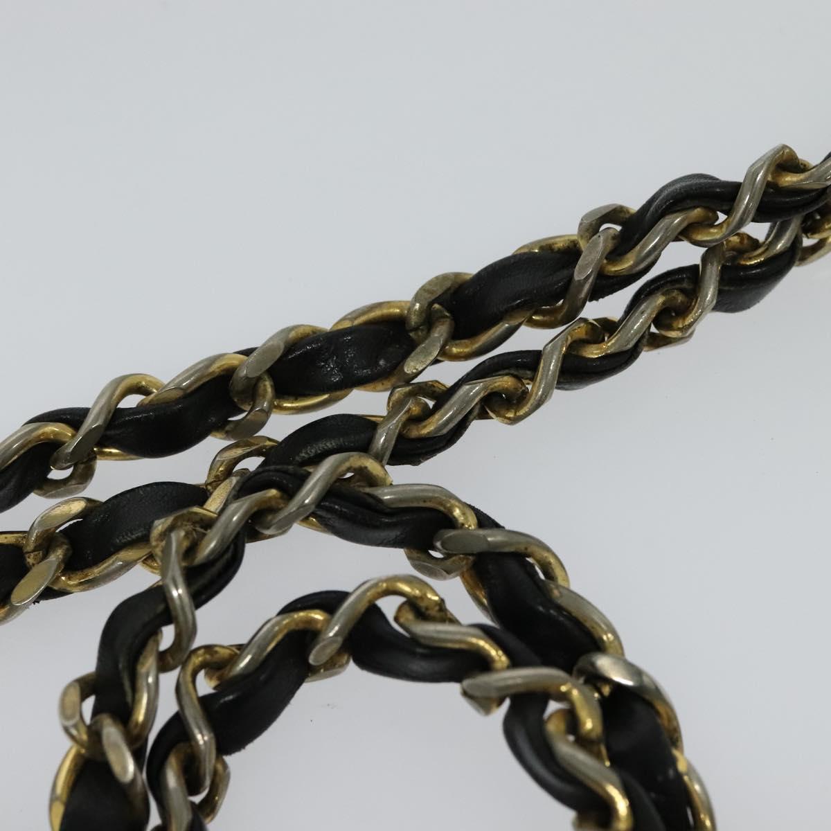 Chanel Vintage Shopping Tote Quilted Lambskin, BLACK, LEATHER, Tote bag