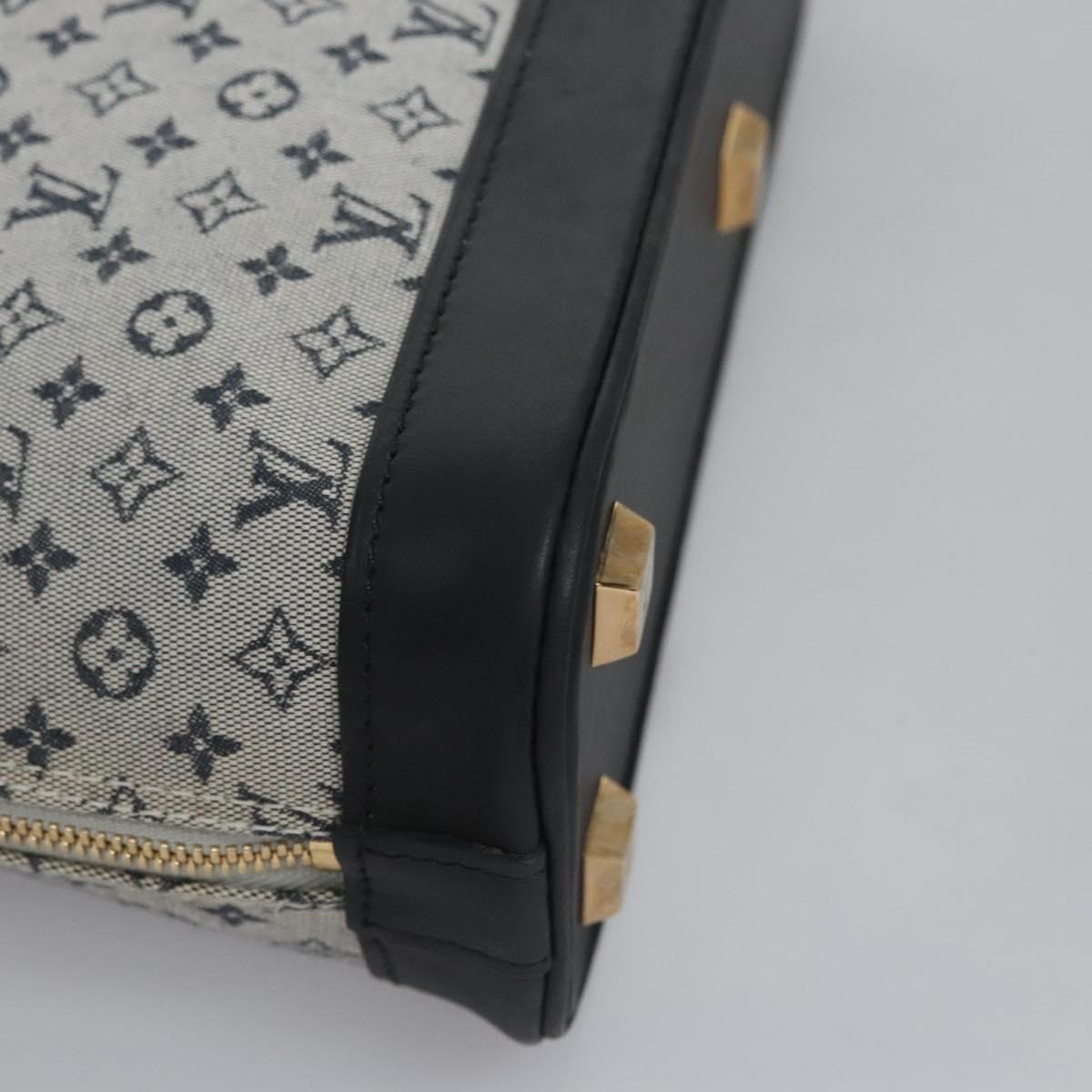 Louis Vuitton Alma, Grey, Canvas, handbag