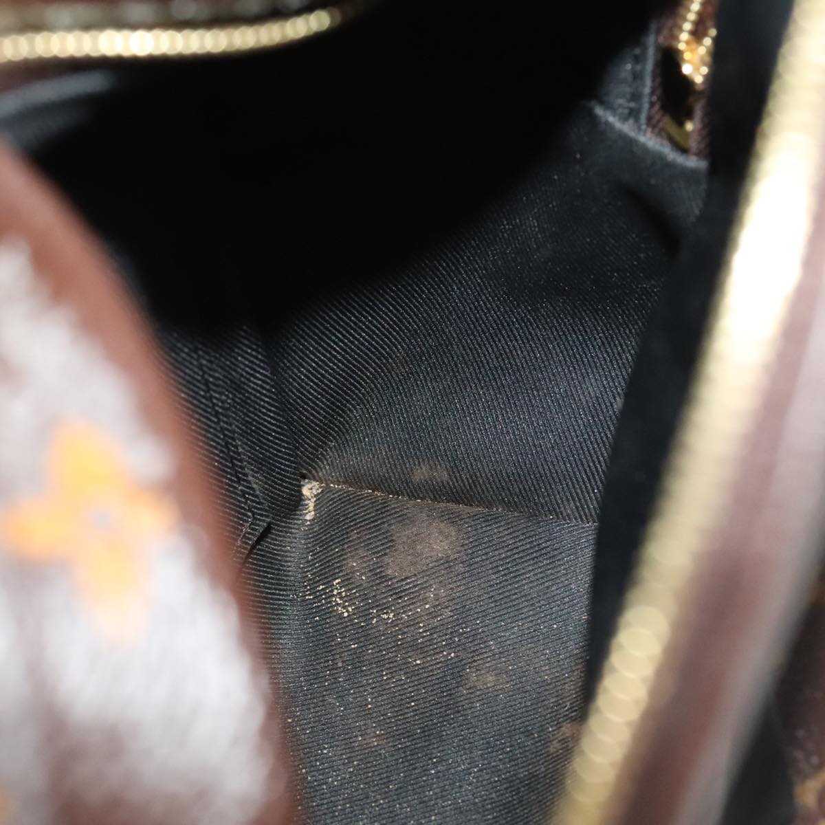 Louis Vuitton Palm Springs mini, Brown, Canvas, backpack