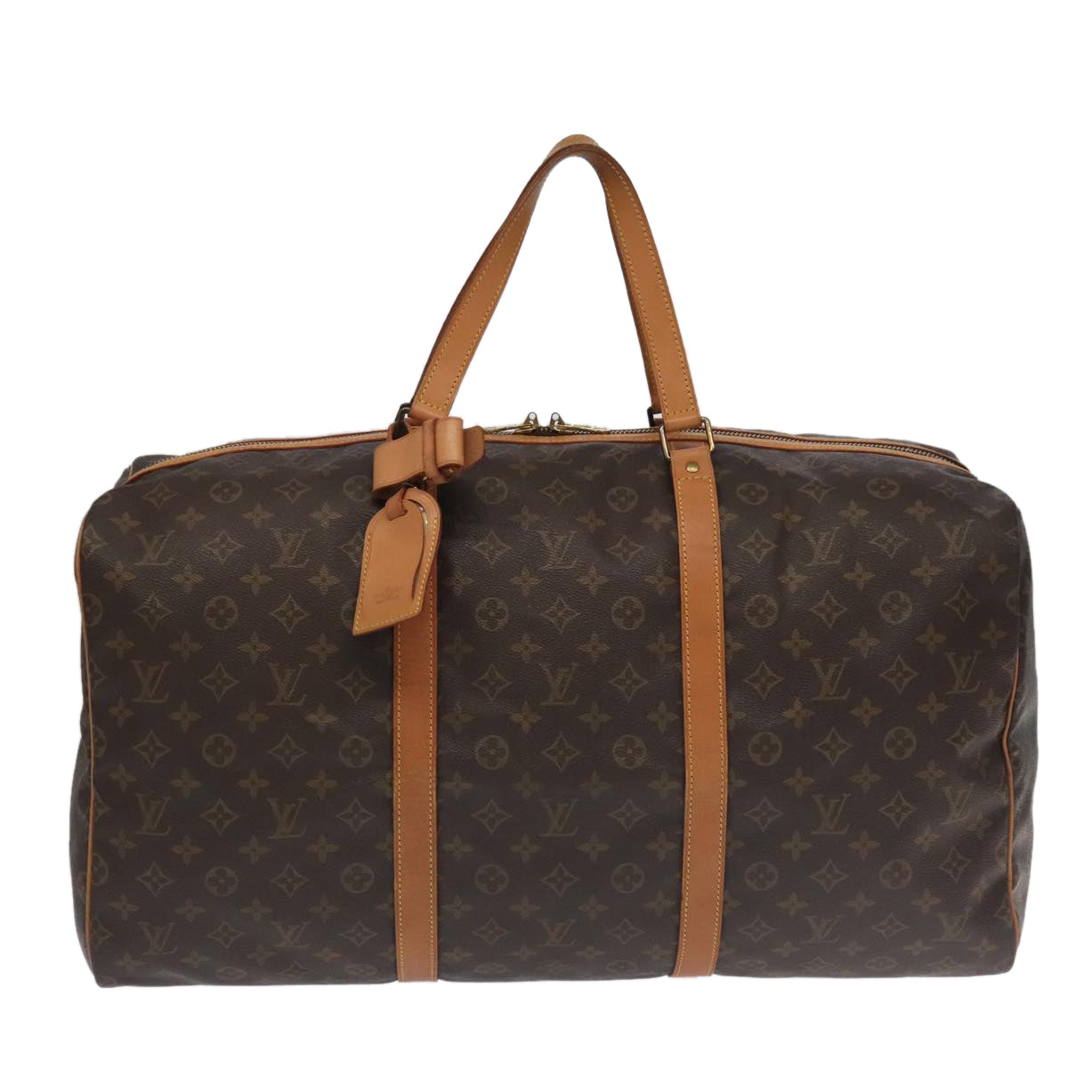 Louis Vuitton Sac Souple, Brown, Canvas, travel