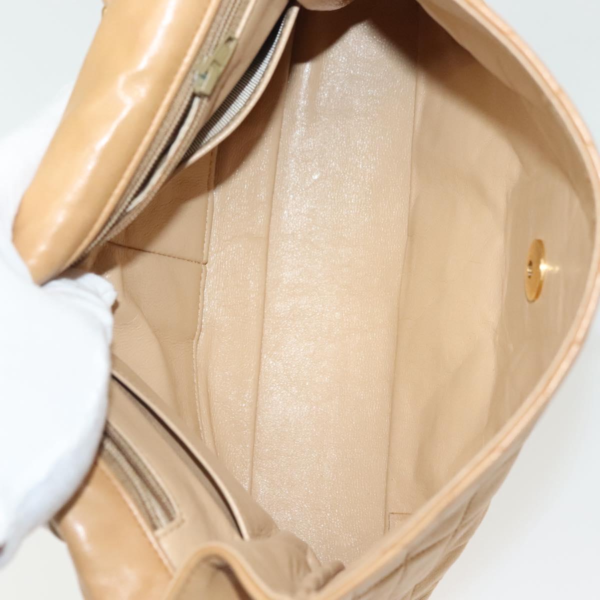 Chanel Matelassé, Brown, Leather, shoulder