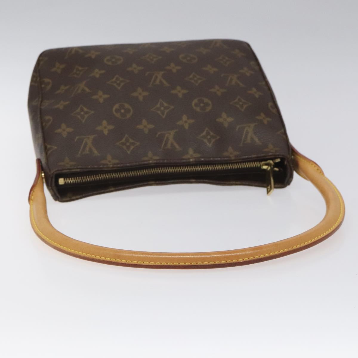 Louis Vuitton Looping MM, Brown, Canvas, shoulder