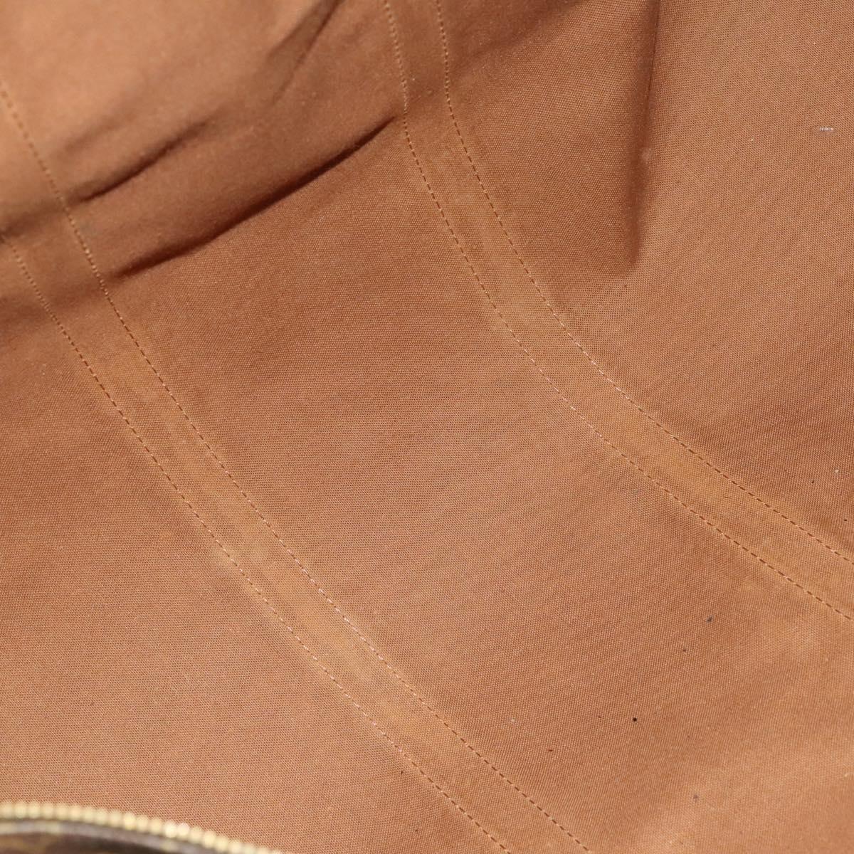 Louis Vuitton Keepall 55, Brown, "CANVAS, LEATHER", travel