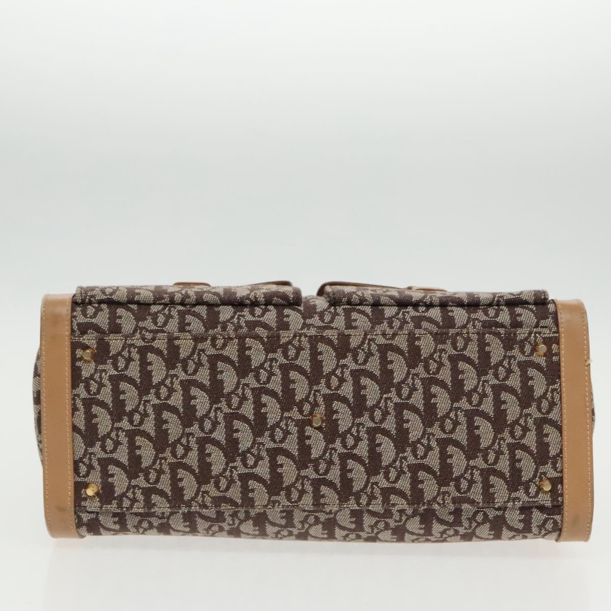Dior Trotter, Brown, Canvas, handbag