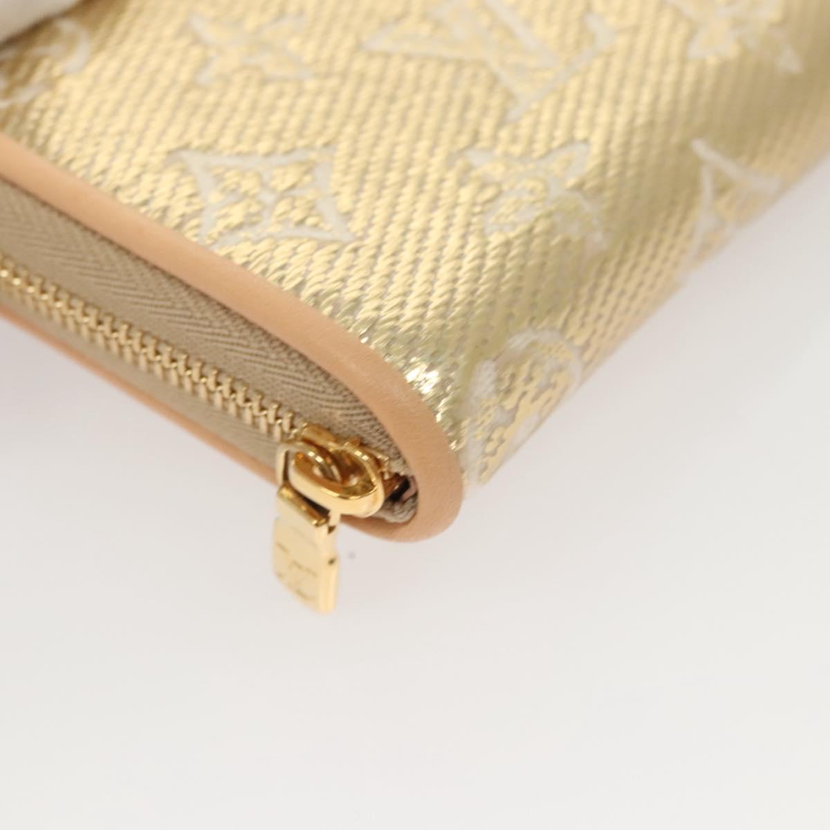 Louis Vuitton Zippy coin purse, Gold, Canvas, wallet