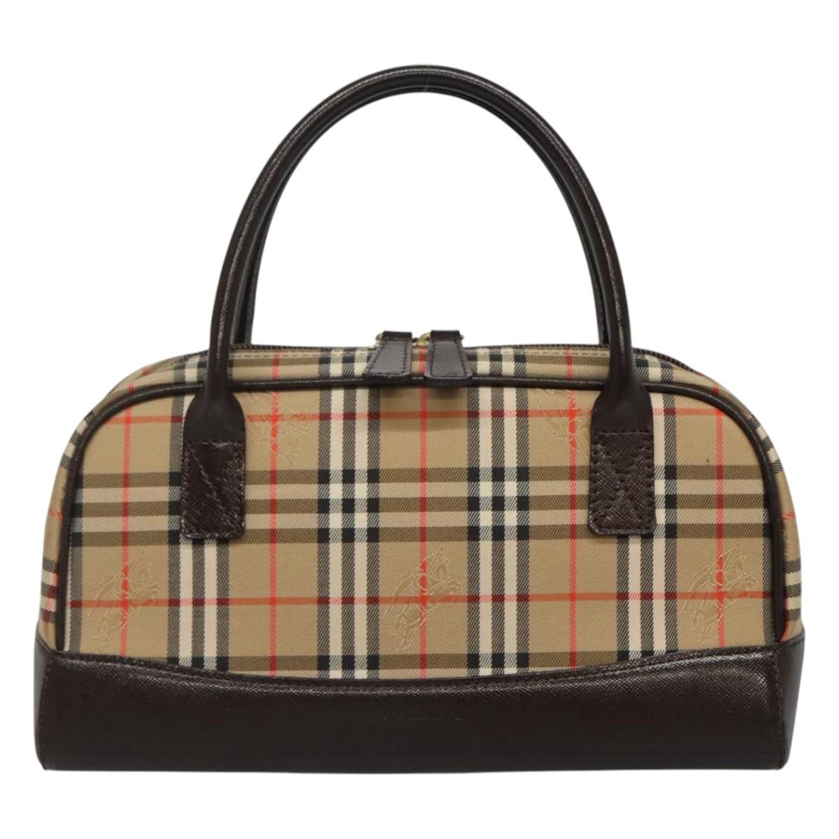 Burberry Nova Check, Beige, Canvas, handbag