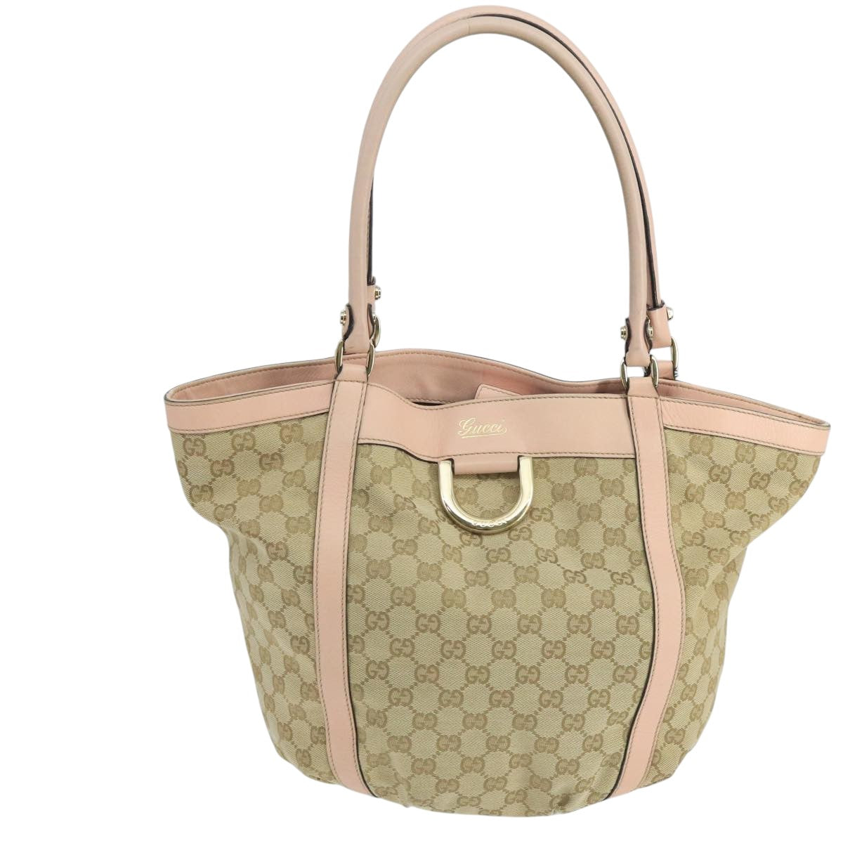 Gucci GG canvas, Beige, Canvas, tote