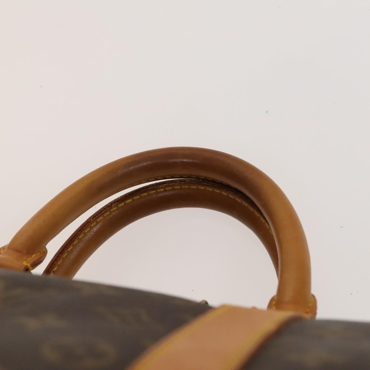 Louis Vuitton Keepall 55, Brown, Canvas, travel
