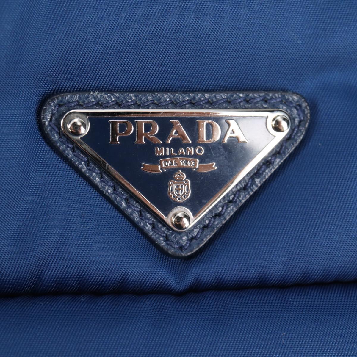 Prada Re-Nylon, Blue, NYLON, handbag