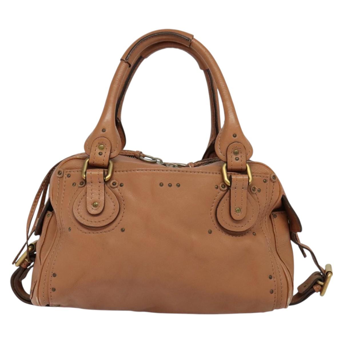 Chloé Paddington, Brown, Leather, handbag