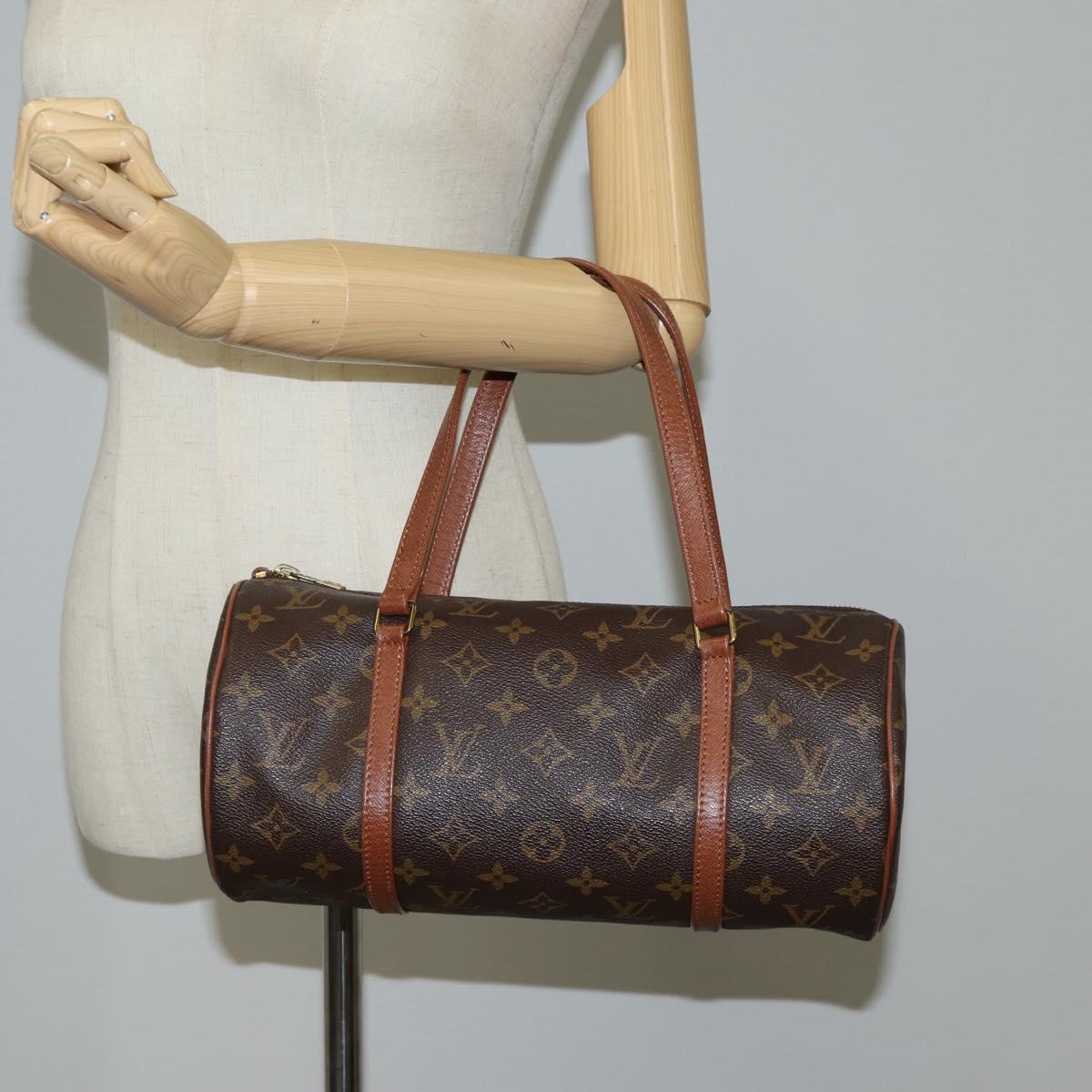 Louis Vuitton Papillon 30, Brown, Canvas, handbag