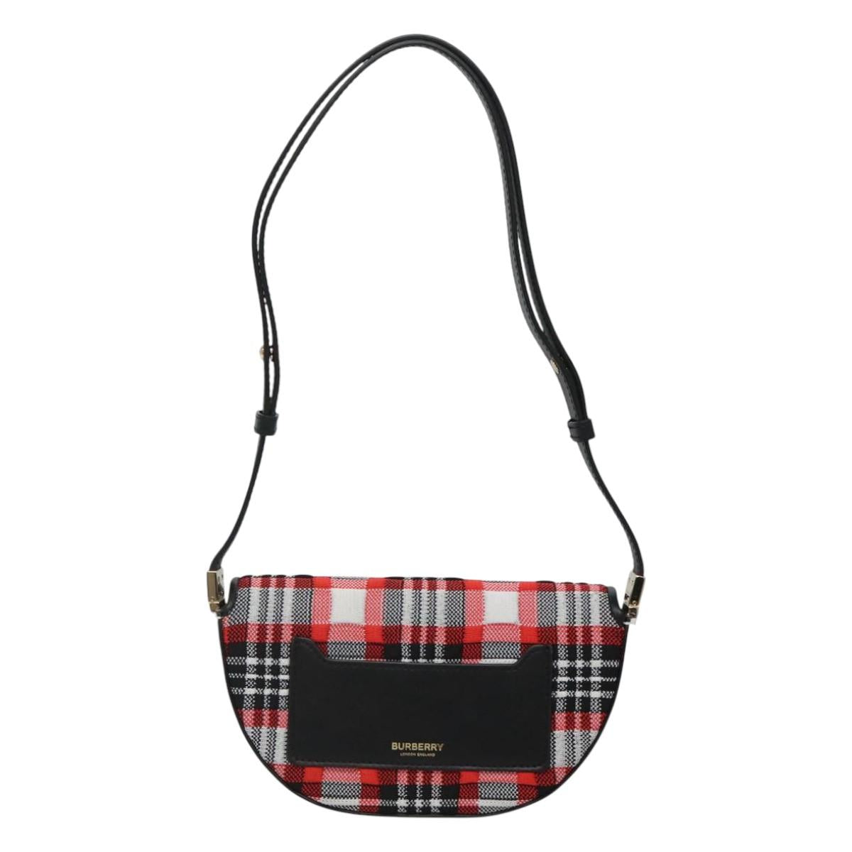 Burberry Olympia, Red, Canvas, shoulder