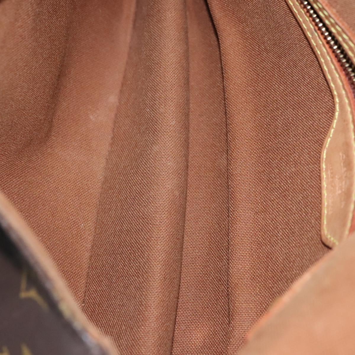 Louis Vuitton Mini looping, Brown, Canvas, shoulder