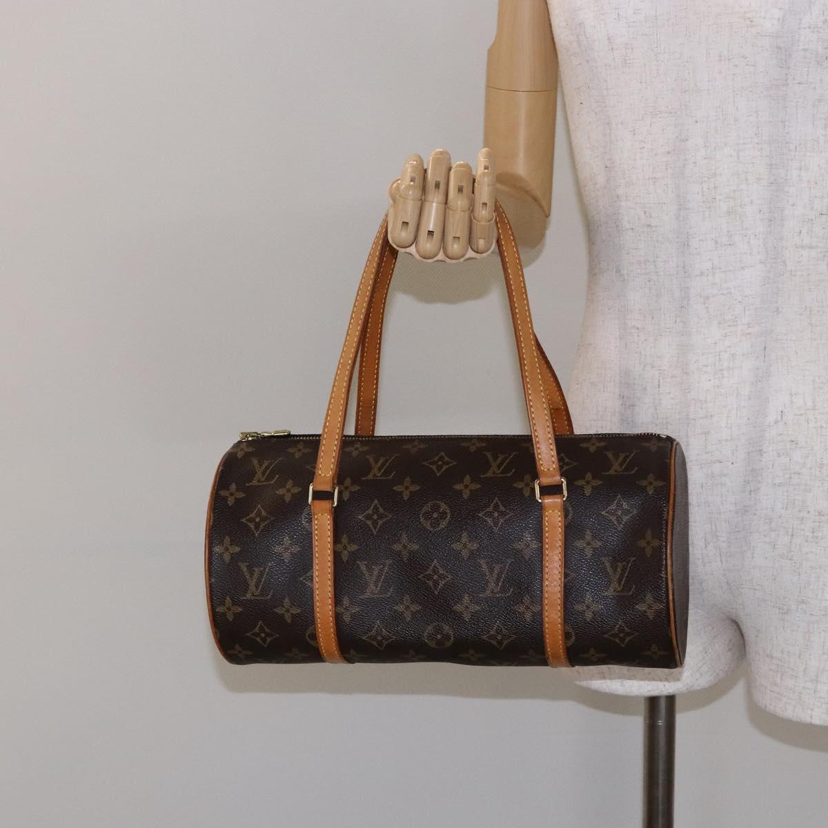 Louis Vuitton Papillon 30, Brown, Canvas, handbag