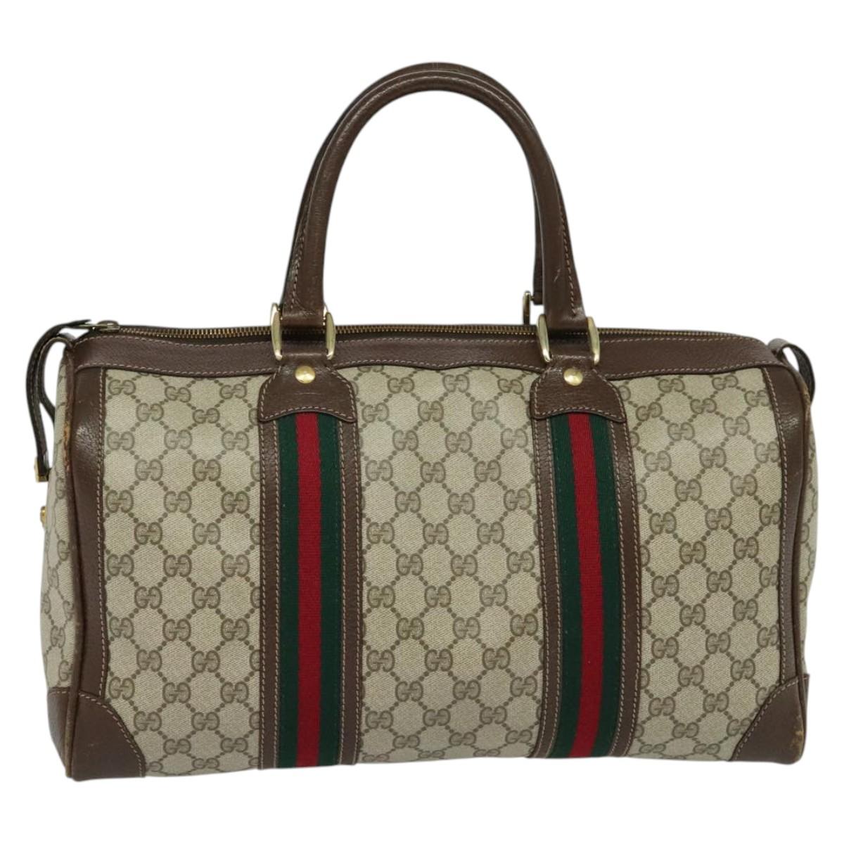 Gucci Ophidia, Beige, Canvas, handbag