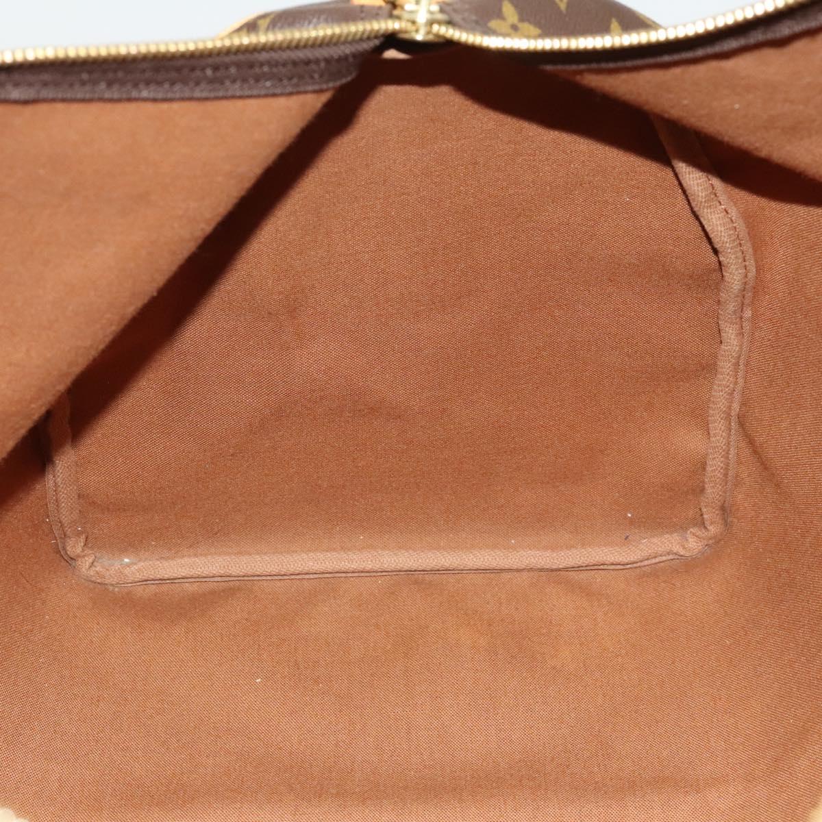 Louis Vuitton Keepall 55, Brown, Canvas, travel