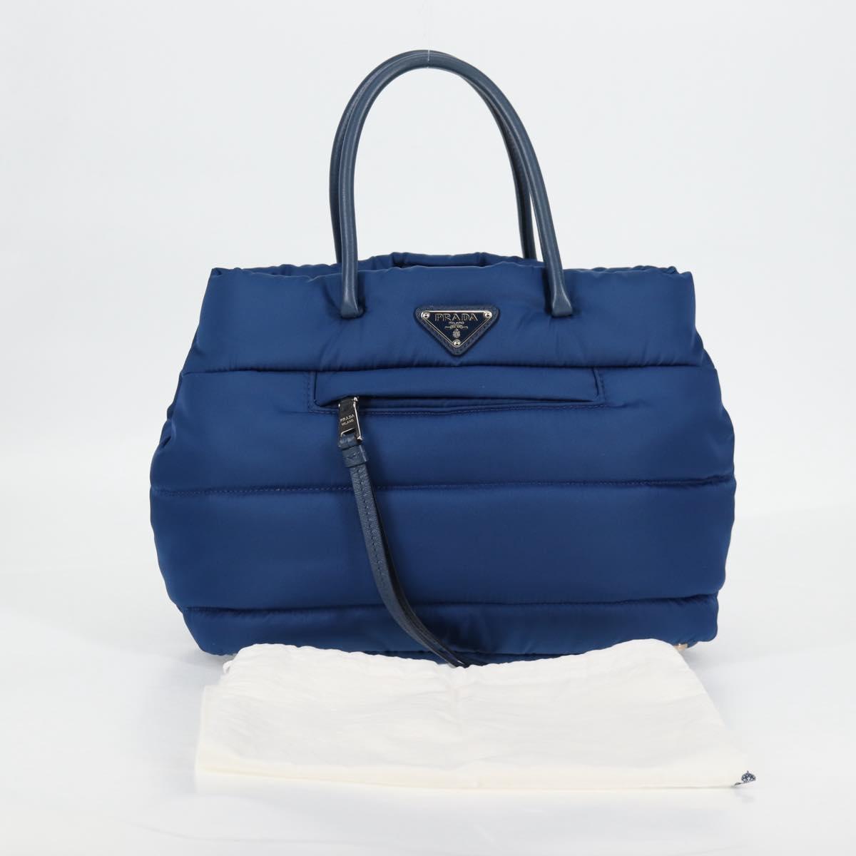 Prada Re-Nylon, Blue, NYLON, handbag