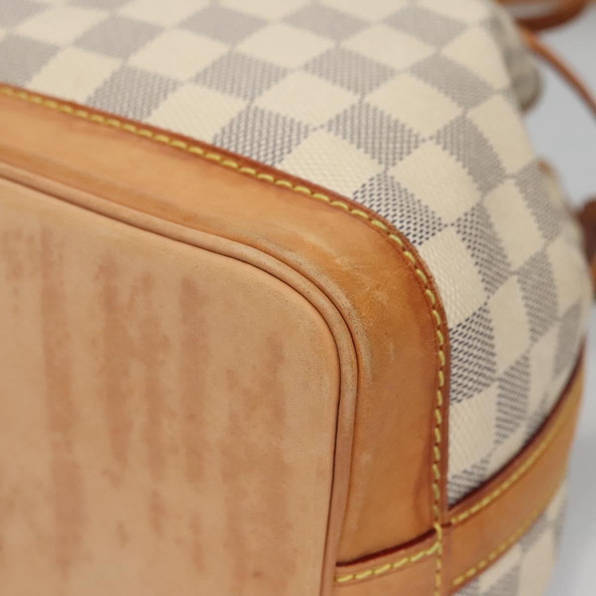 Louis Vuitton Noé BB, Grey, Canvas, shoulder