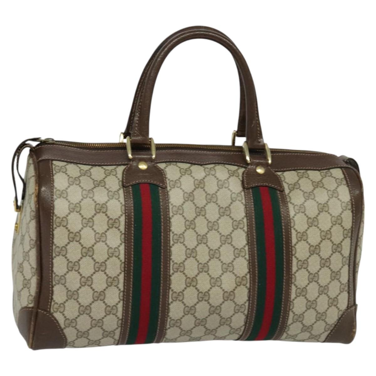 Gucci Ophidia, Beige, Canvas, handbag