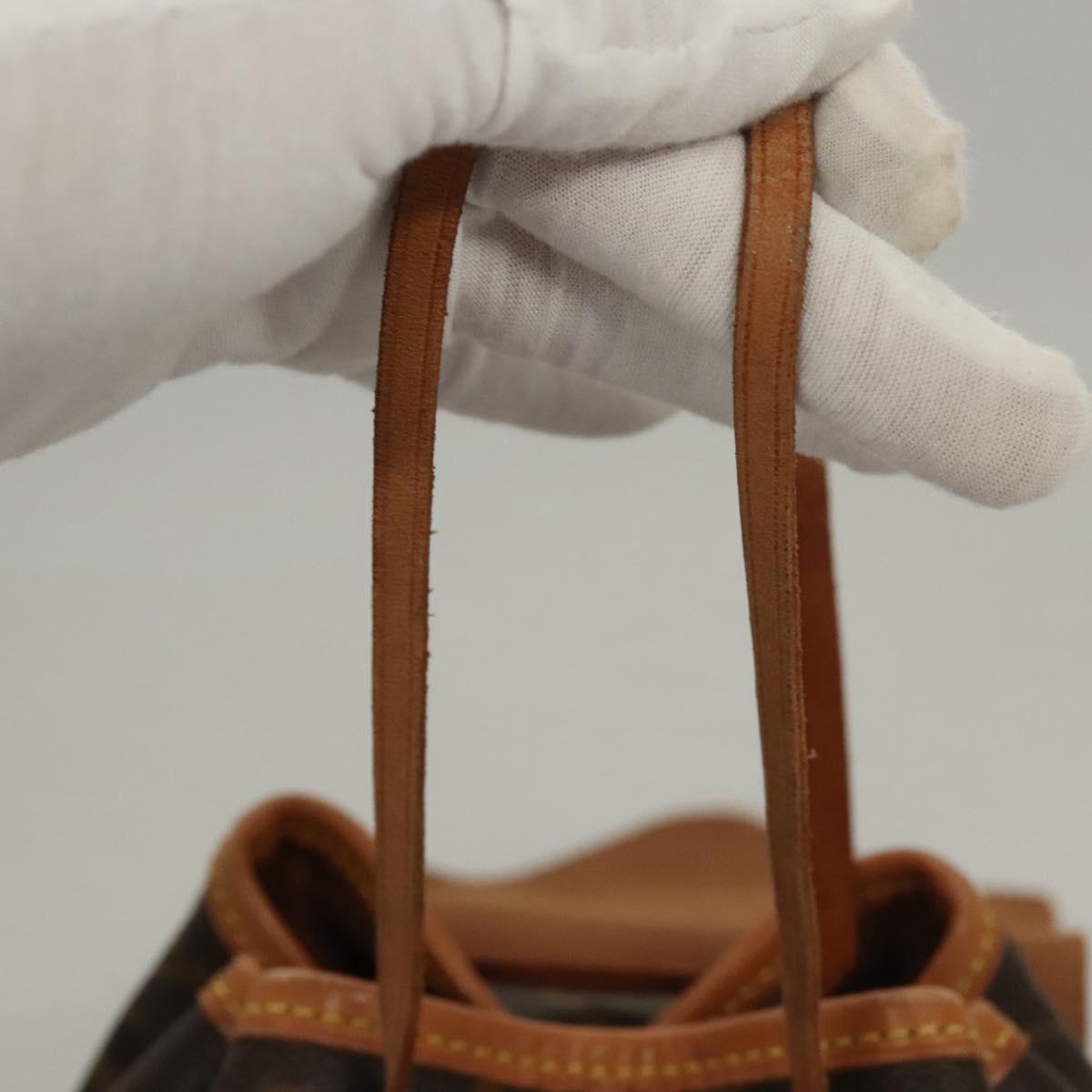 Louis Vuitton Montsouris MM, Brown, Canvas, backpack