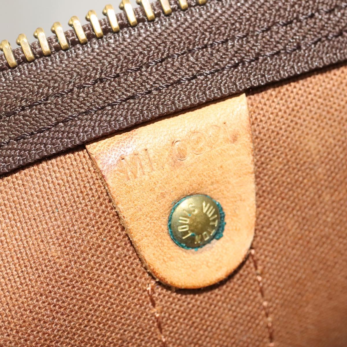Louis Vuitton Keepall 60, Brown, Canvas, travel