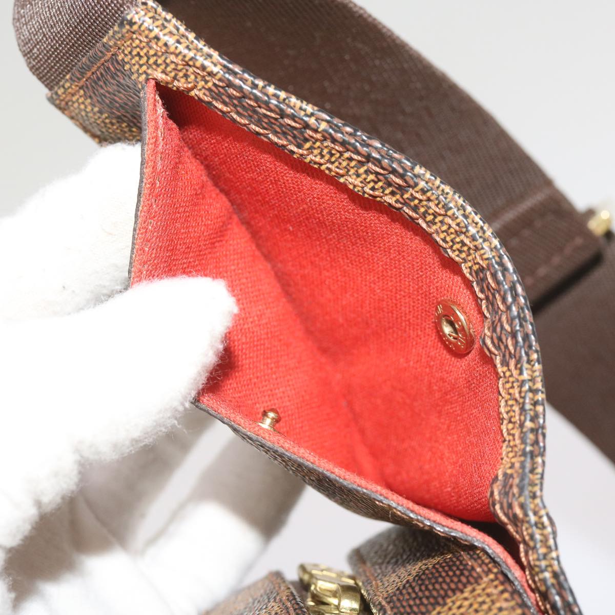 Louis Vuitton Geronimos, Brown, Canvas, shoulder