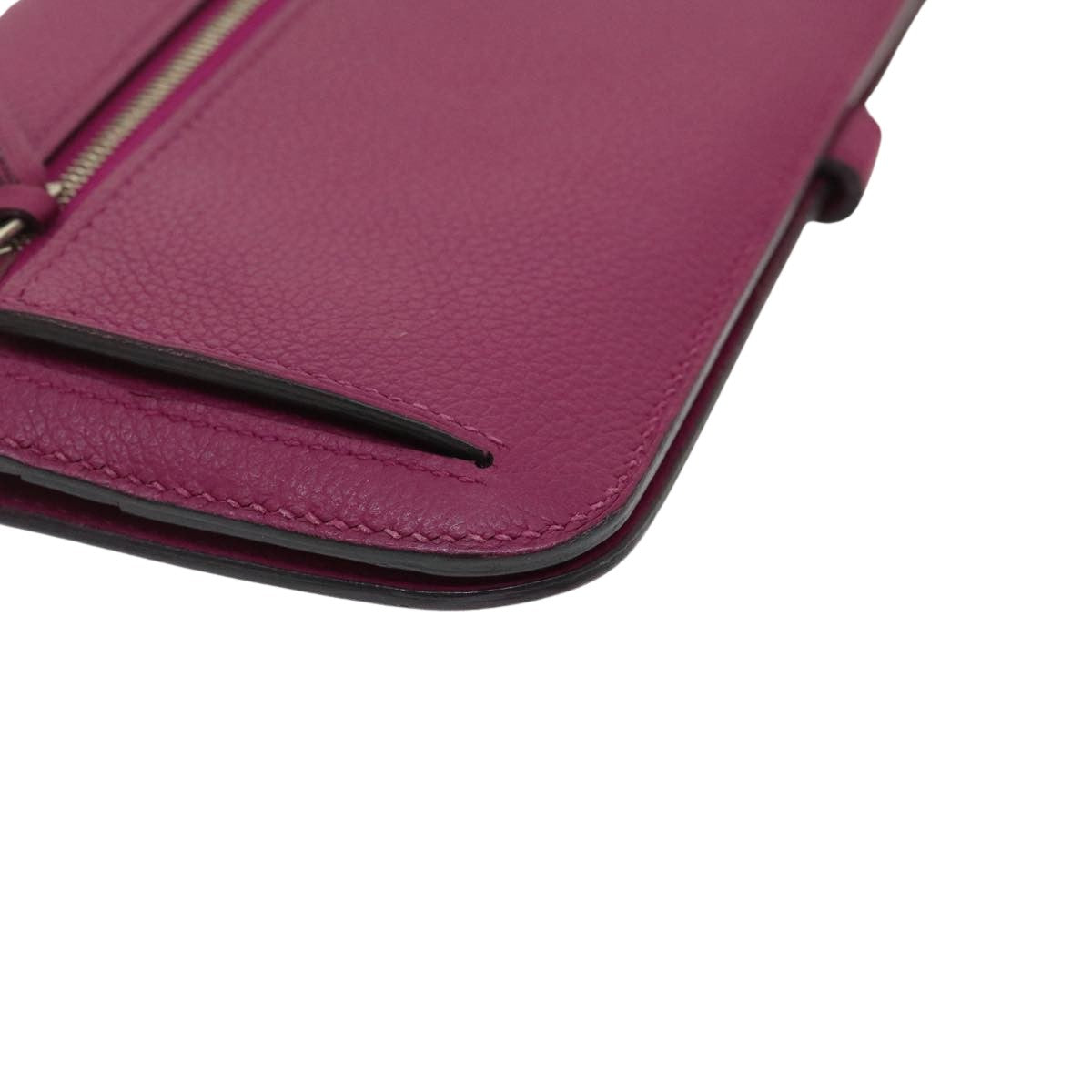 Hermès Dogon, Red, Leather, wallet
