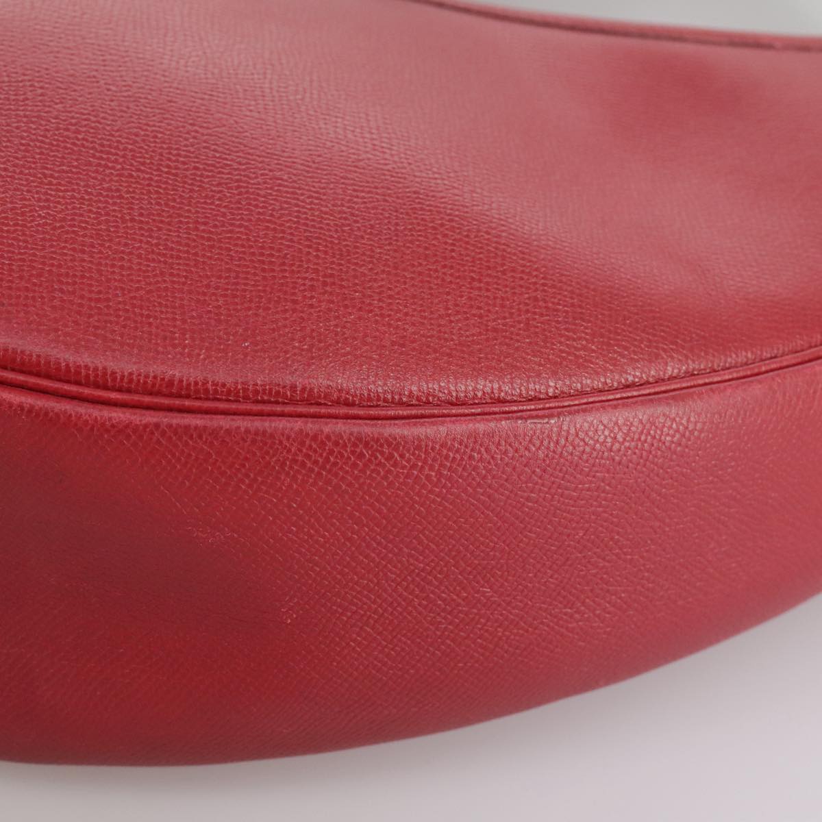 Hermès, Red, Leather, shoulder
