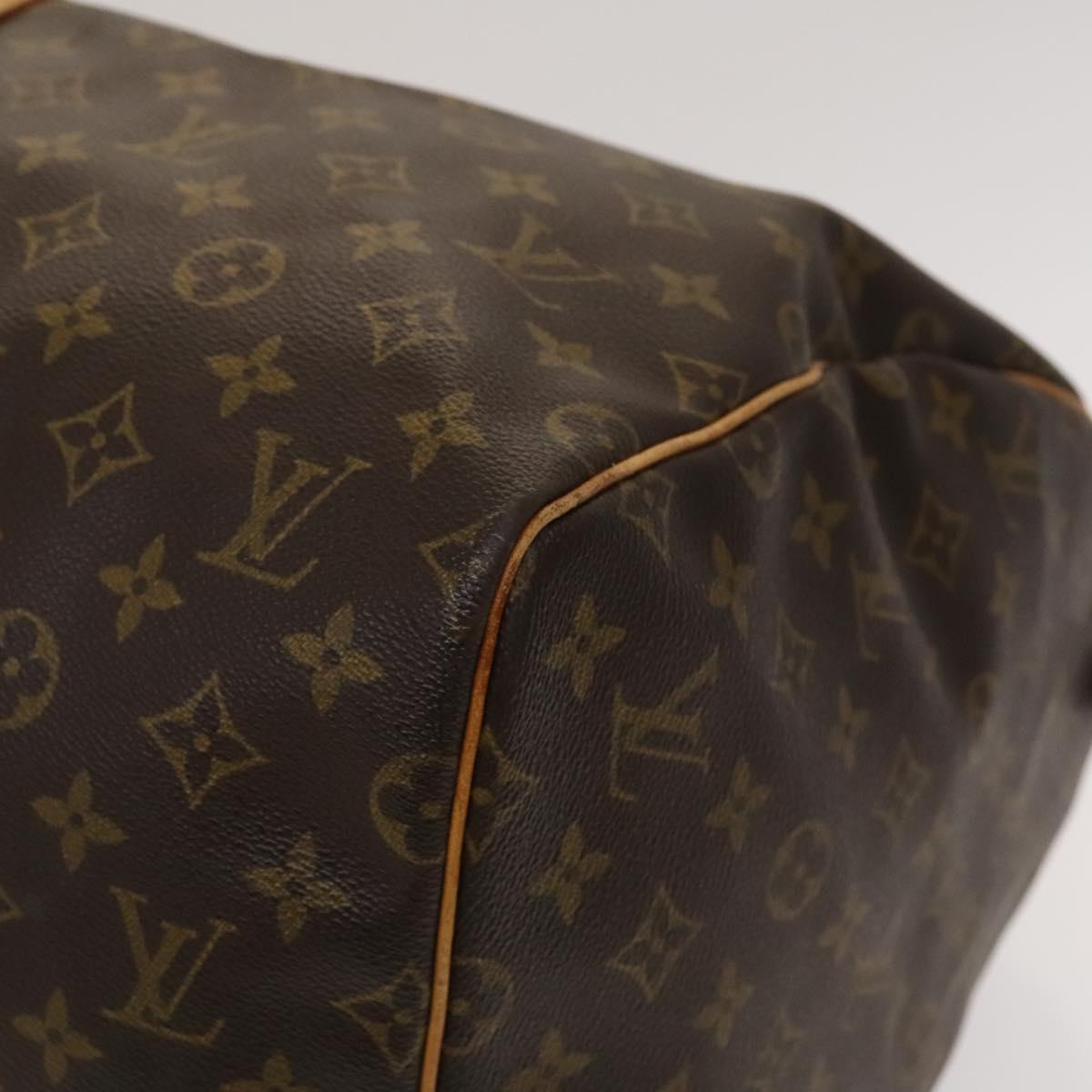 Louis Vuitton Keepall 55, Brown, Canvas, travel