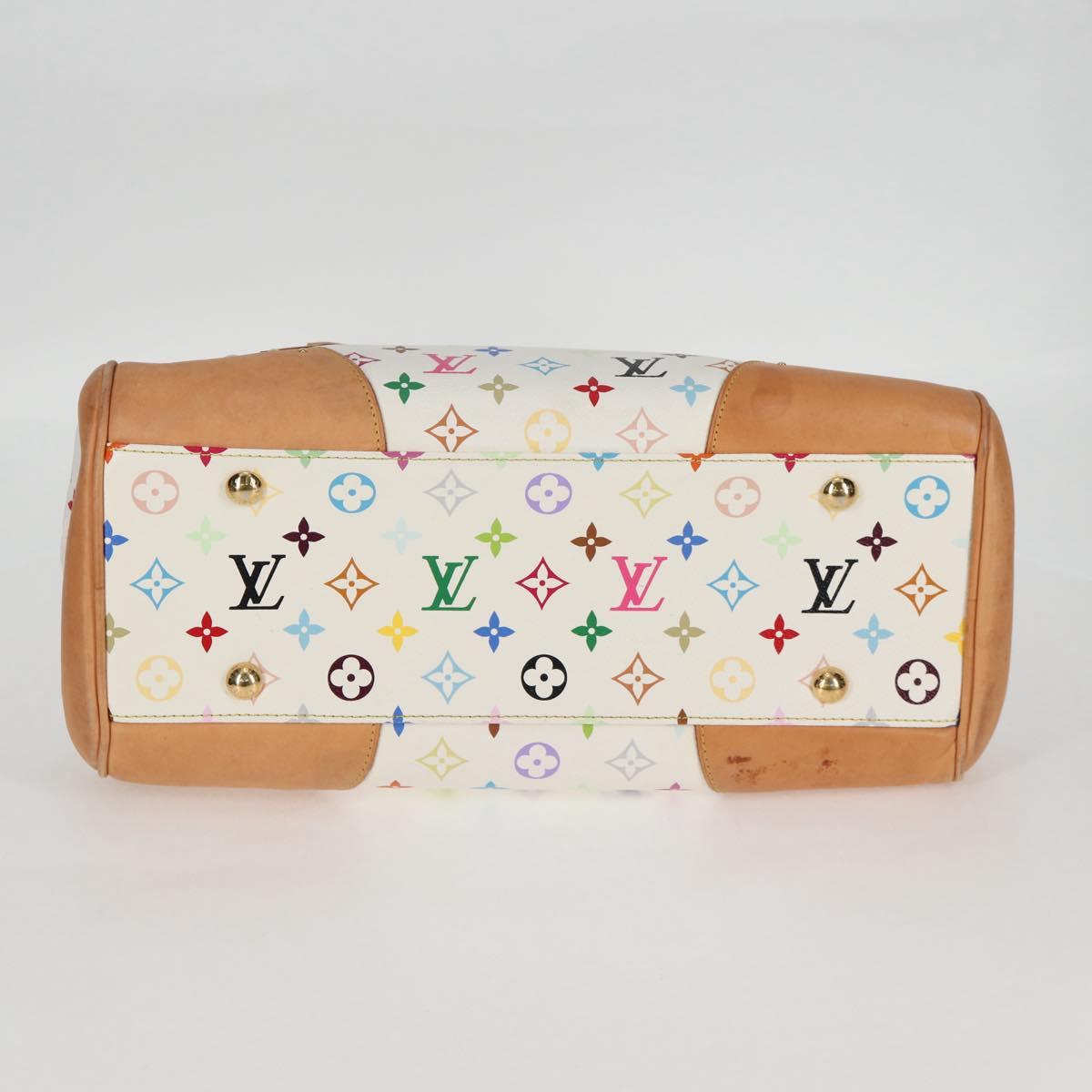 Louis Vuitton Beverly, White, Canvas, handbag