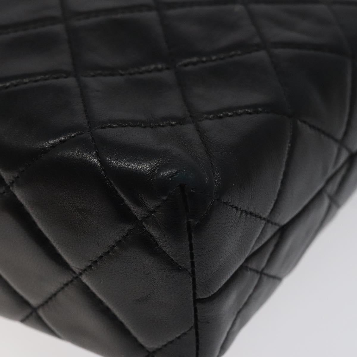 Chanel Timeless, Black, Leather, clutch