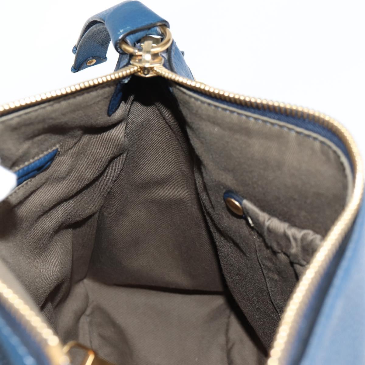 Chloé Marcie, Navy, Leather, handbag