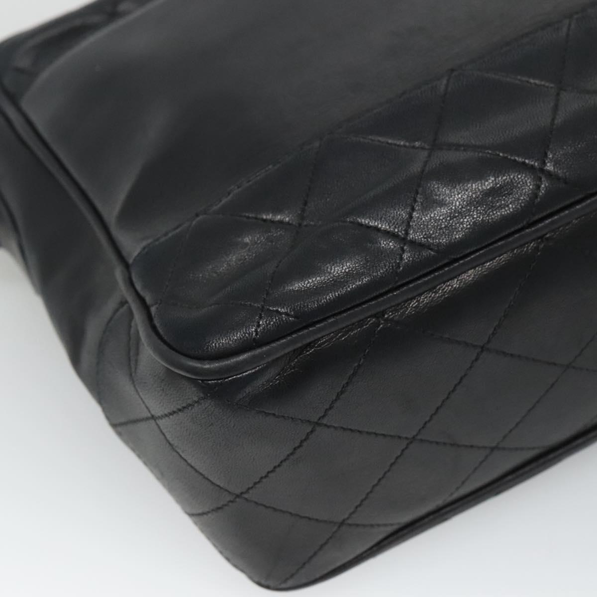 Chanel Camera, Black, Leather, shoulder