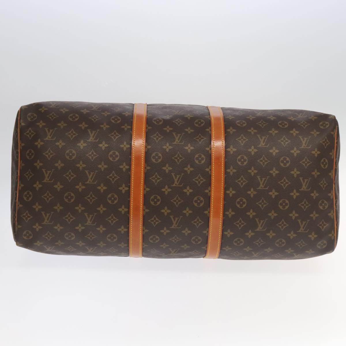 Louis Vuitton Keepall 60, Brown, Canvas, travel