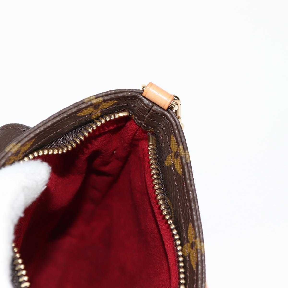 Louis Vuitton Partition, Brown, Canvas, clutch