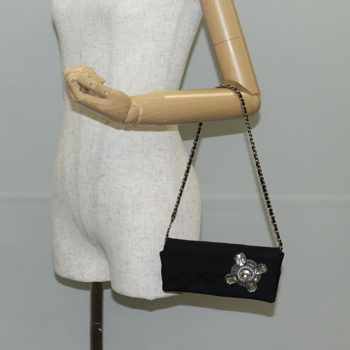 Chanel, Black, NYLON, shoulder