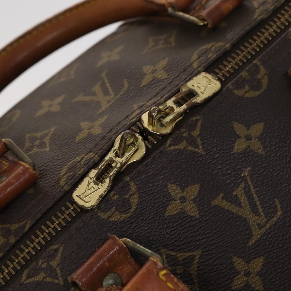 Louis Vuitton Keepall 55, Brown, Canvas, travel
