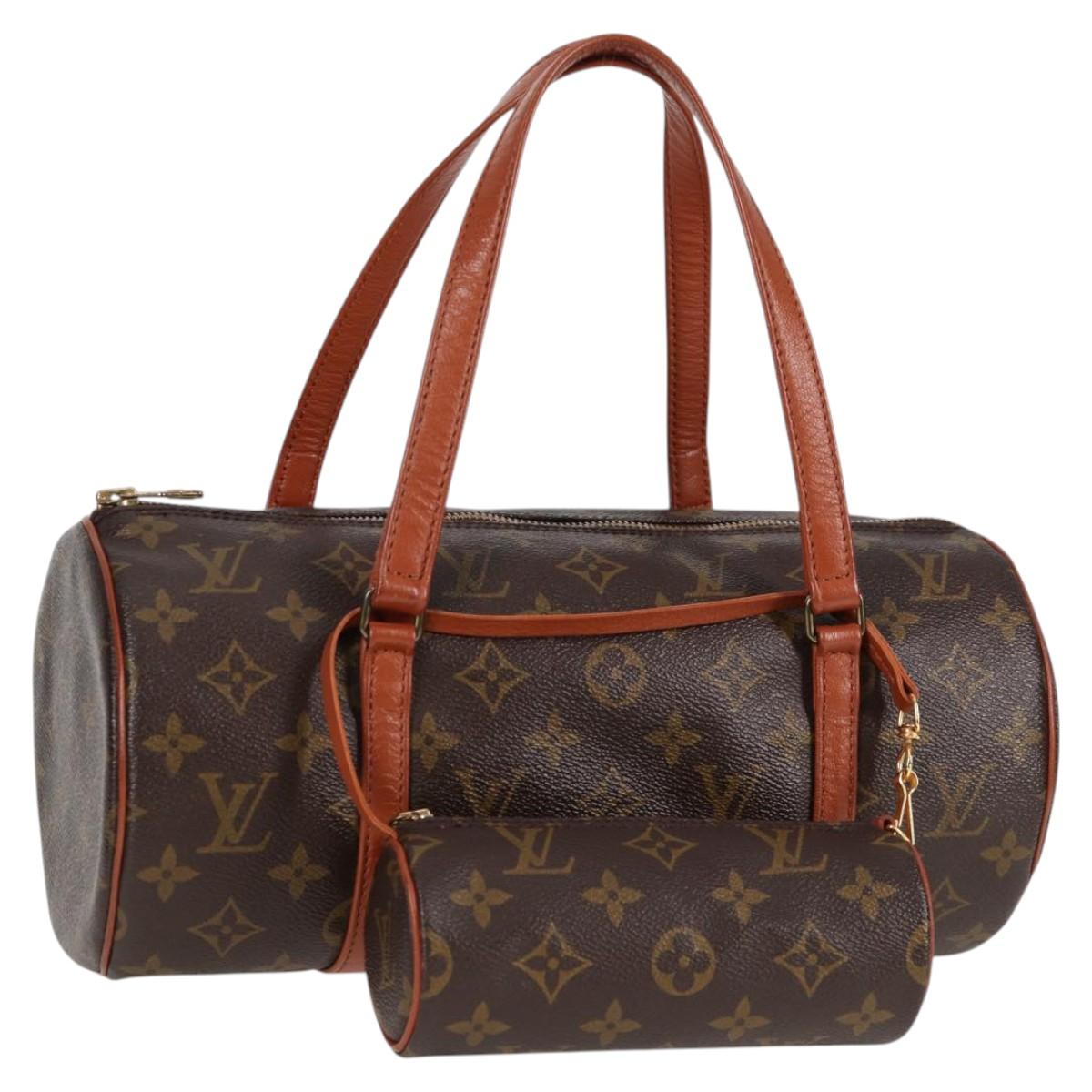 Louis Vuitton Papillon 30, Brown, Canvas, handbag