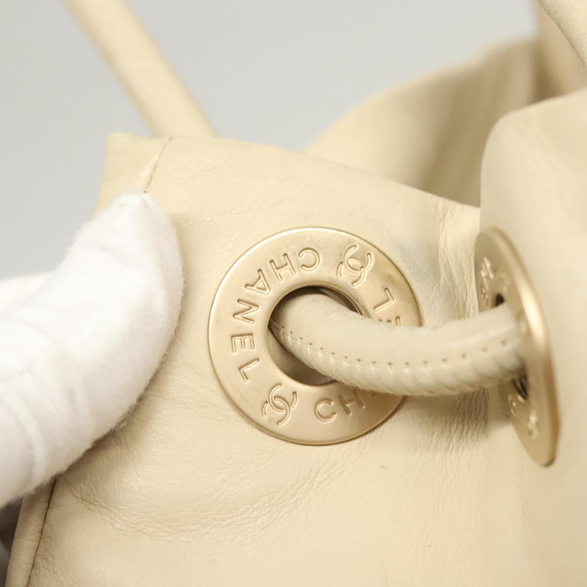 Chanel Camellia, Beige, Leather, tote