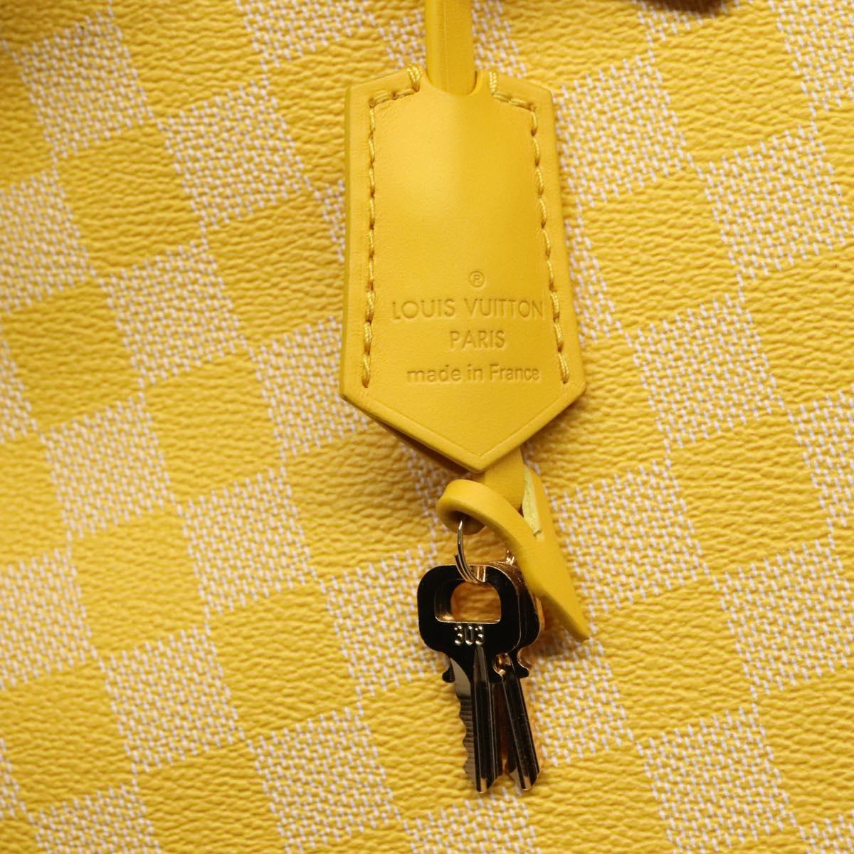 Louis Vuitton, Yellow, Canvas, handbag