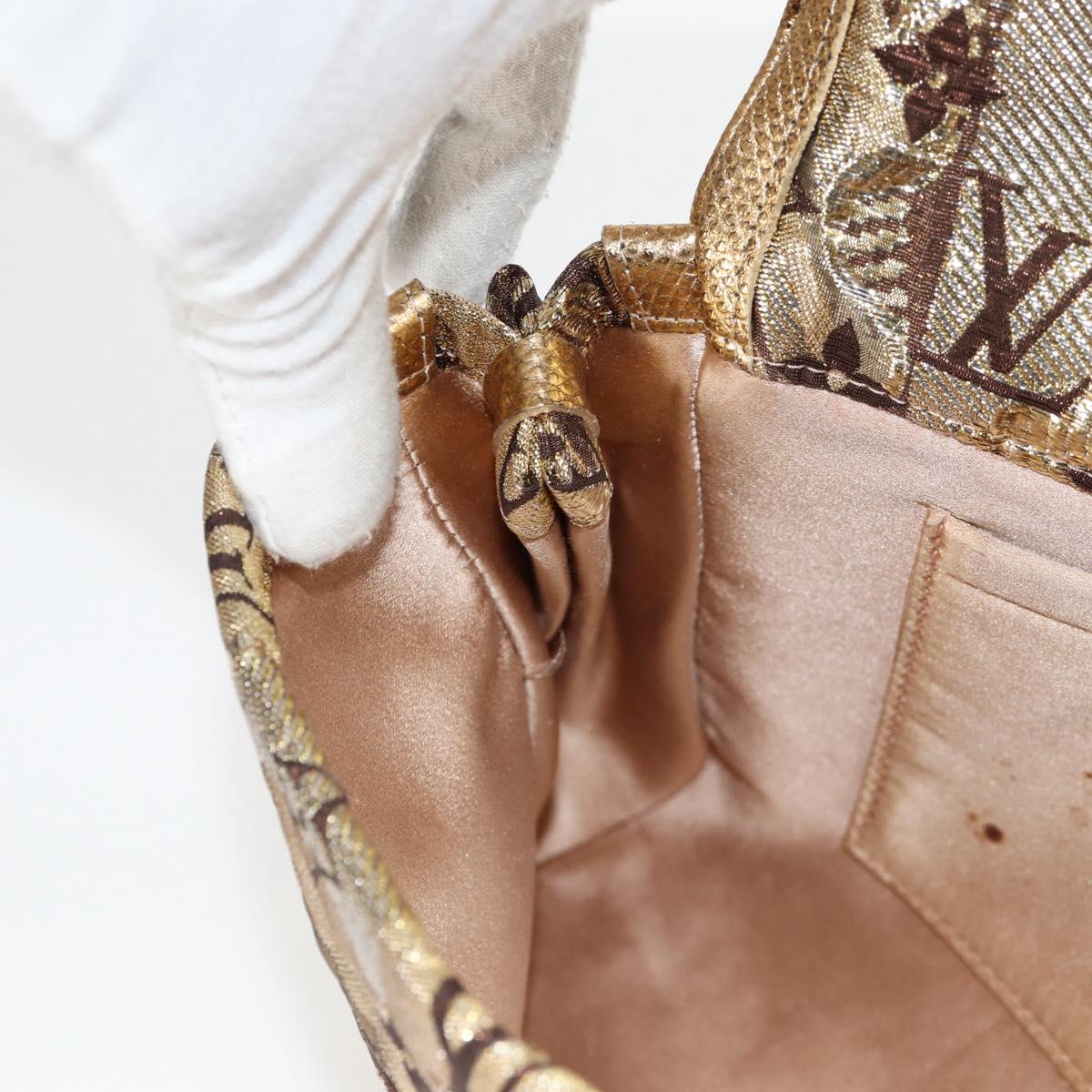 Louis Vuitton, Gold, Canvas, clutch