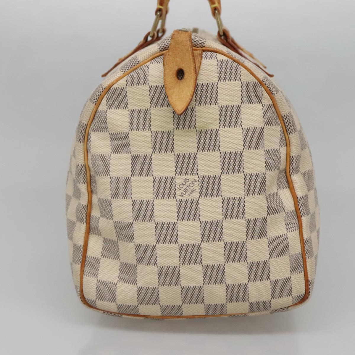 Louis Vuitton Speedy 30, Beige, Canvas, handbag
