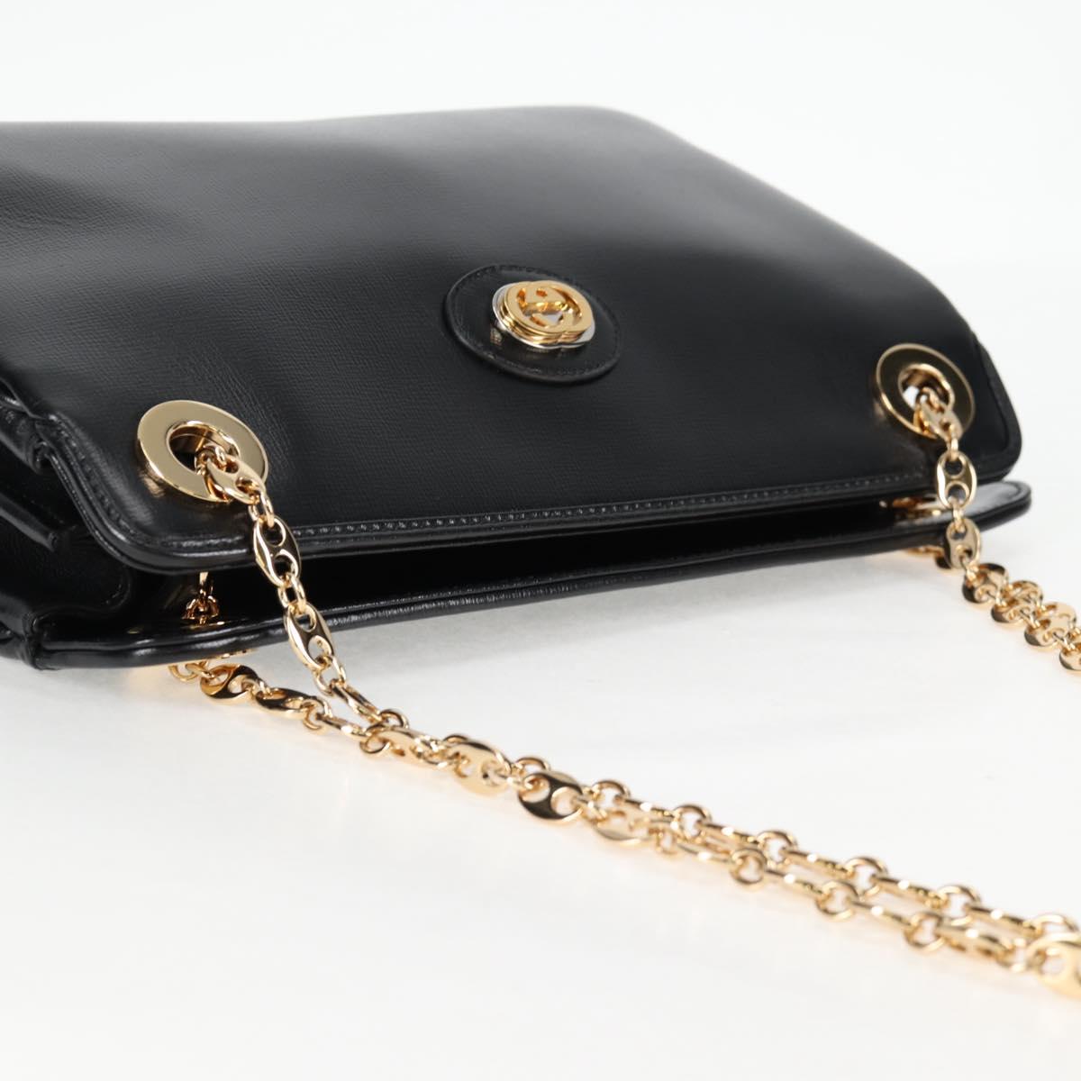 Gucci Marina, Black, Leather, shoulder