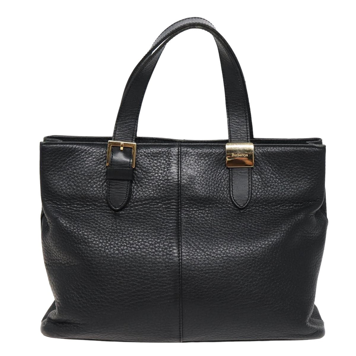 Burberry, Black, Leather, handbag