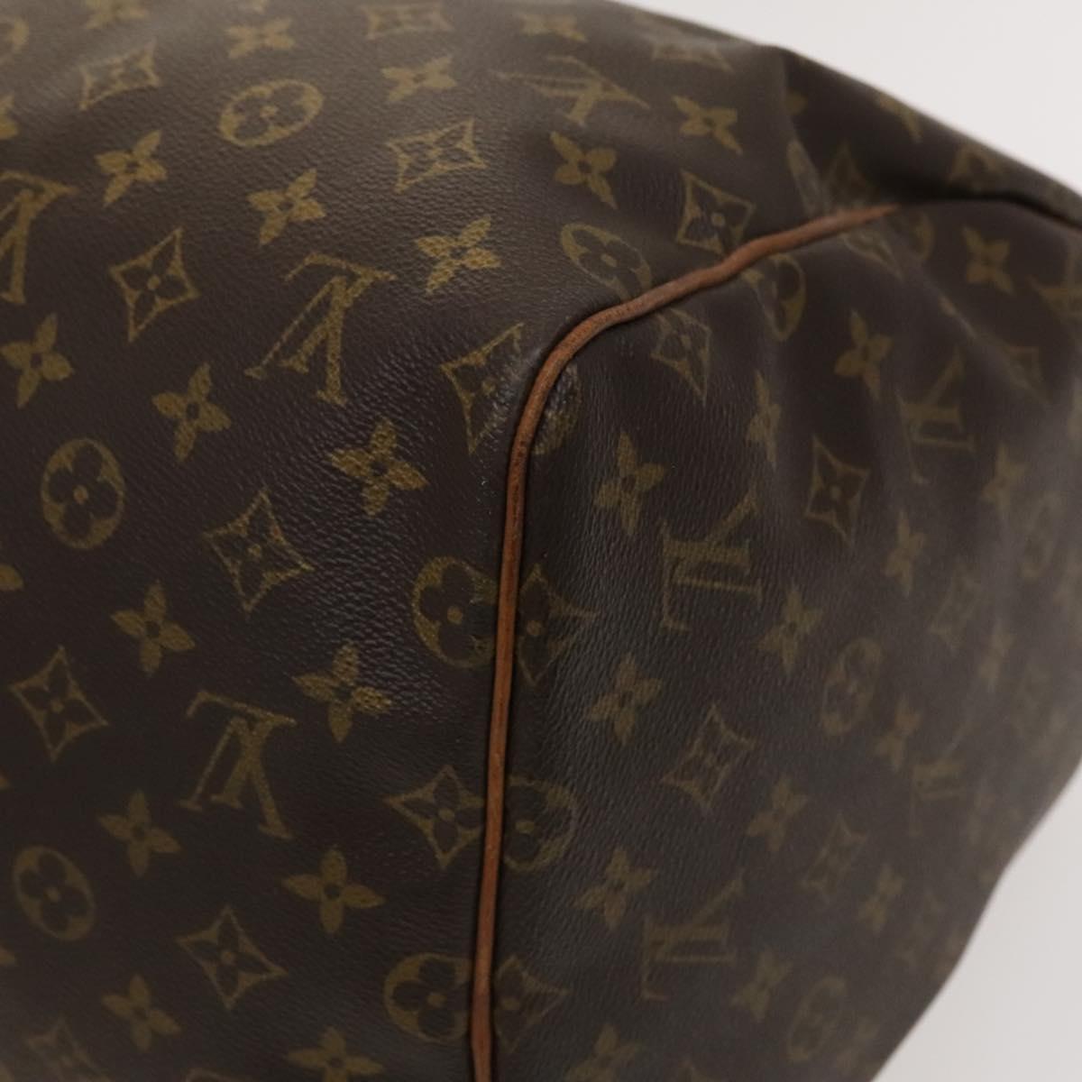Louis Vuitton Keepall 55, Brown, Canvas, travel