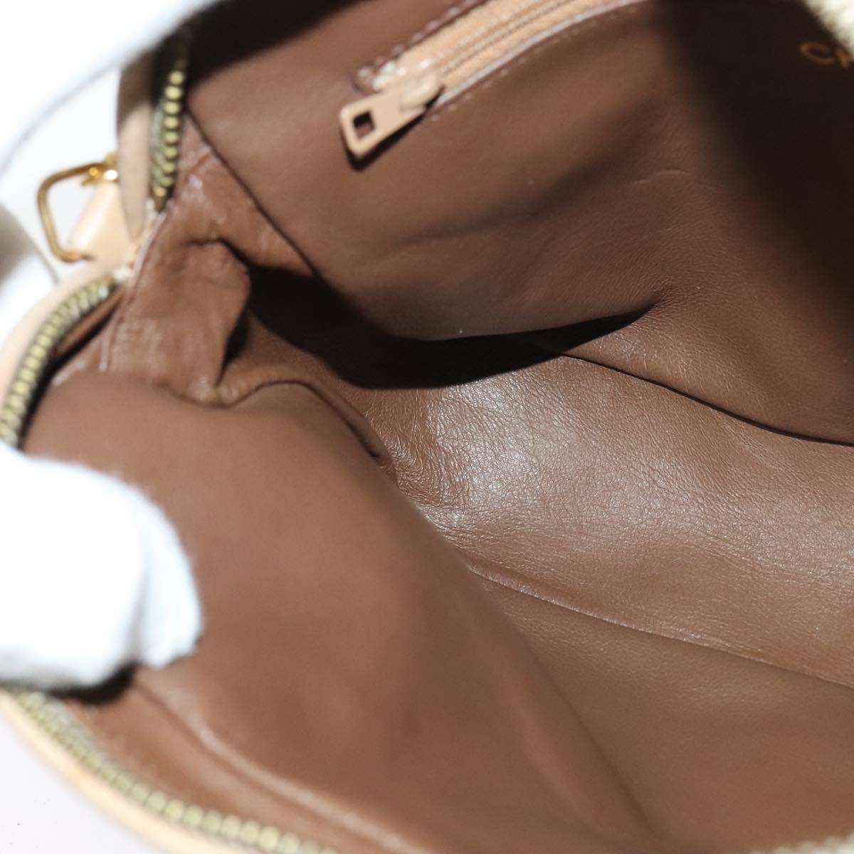 Chanel Camera, Beige, Leather, shoulder