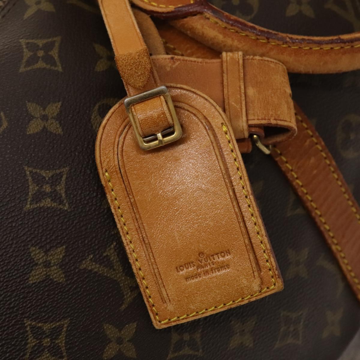 Louis Vuitton Keepall 55, Brown, Canvas, travel